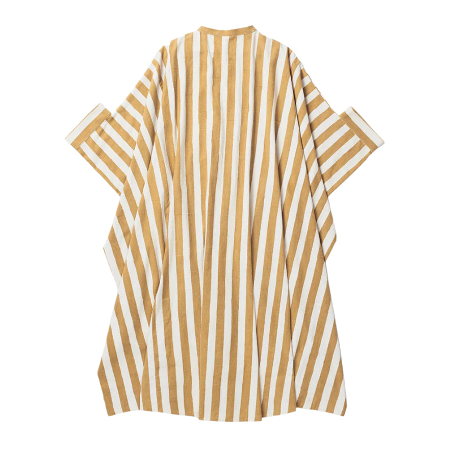 11.11 Ecru+Ochre Striped Kaftan