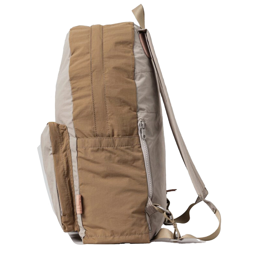 Amiacalva Shrink Nylon Two-tone Backpack