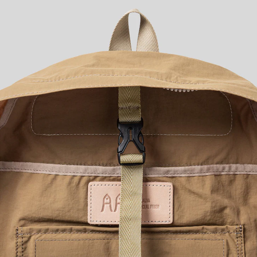 Amiacalva Shrink Nylon Two-tone Backpack