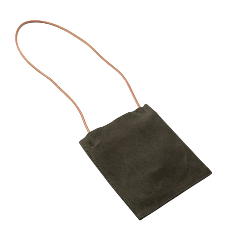 Amiacalva Washed Canvas Pouchette - Olive