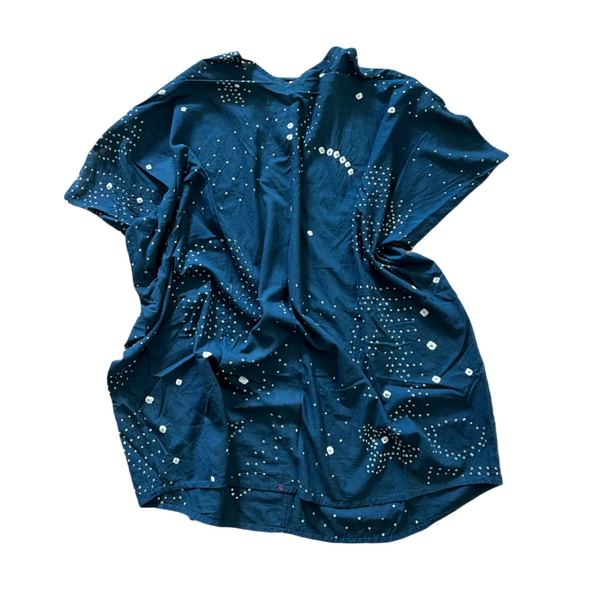 11.11 Short Indigo Kaftan