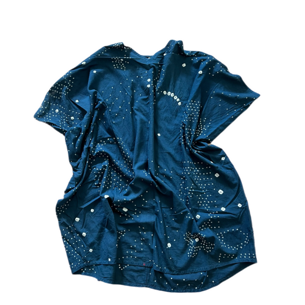 11.11 Short Indigo Kaftan
