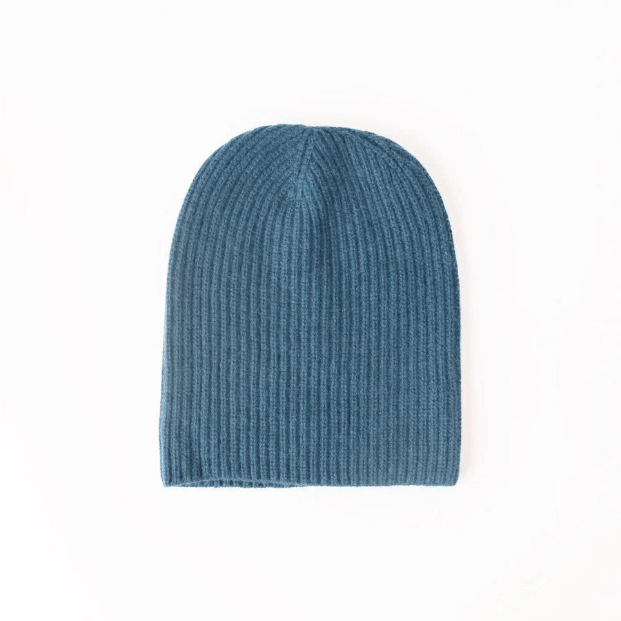 8.6.4 Cashmere Knit Beanie - Norfolk Blue