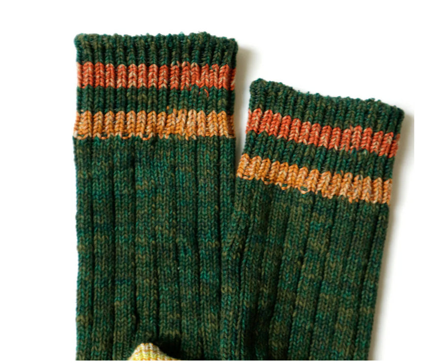 Kapital 60 Yarns IVY smile socks -- Green