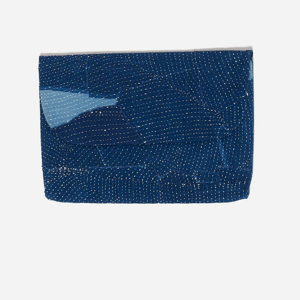 11.11 Kantha stitch patchwork laptop sleeve