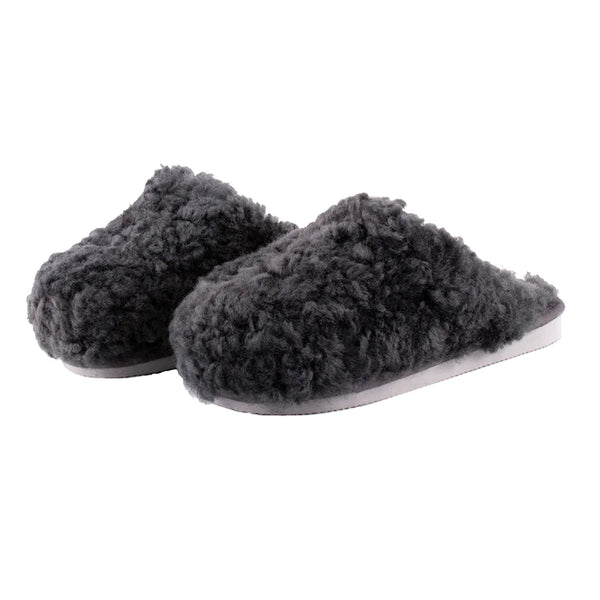 Shearling Slippers Asphalt