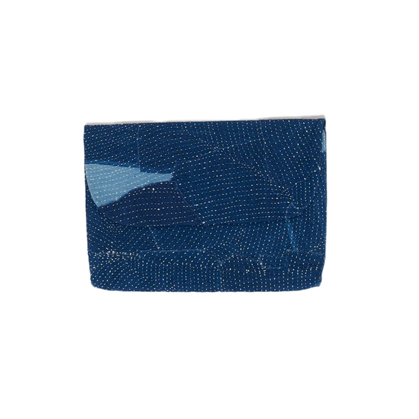 11.11 Kantha stitch patchwork laptop sleeve