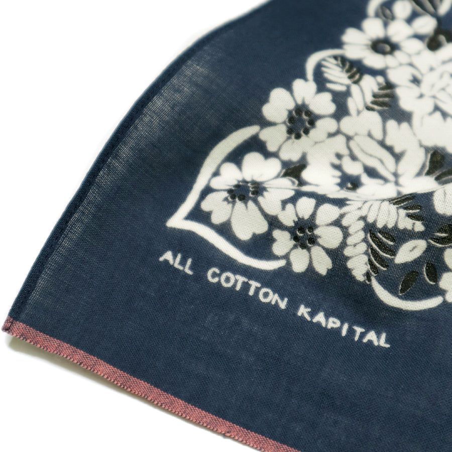 Kapital Garden Patchwork Bandana Navy