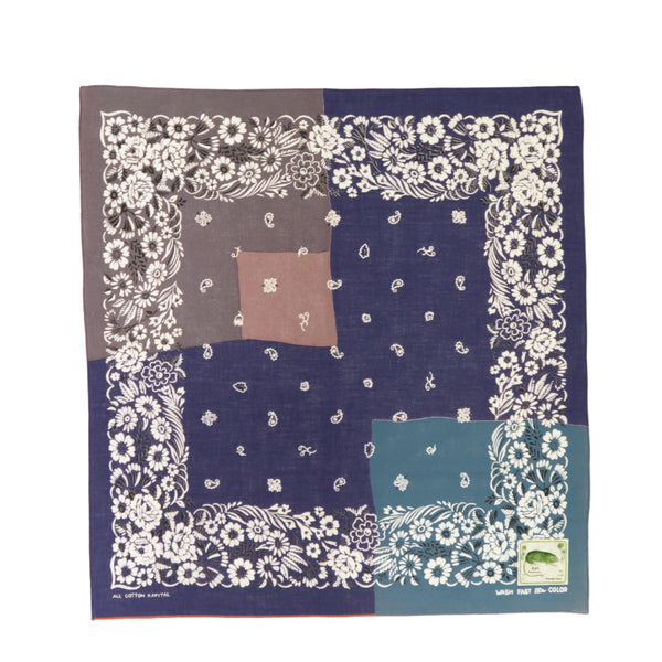 Kapital Garden Patchwork Bandana Purple