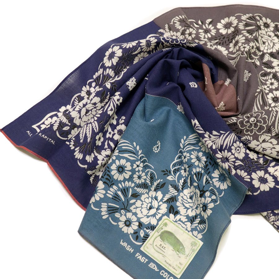 Kapital Garden Patchwork Bandana Purple