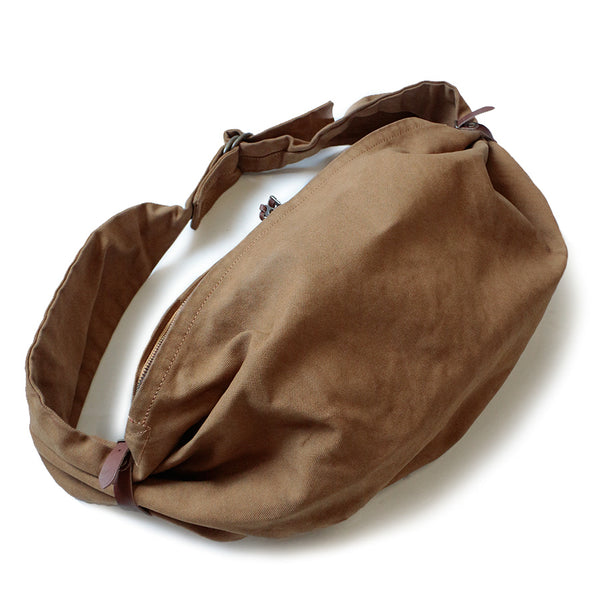 Kapital Khaki canvas Snufkin Bag XL