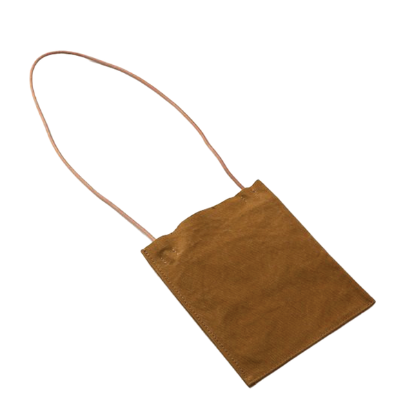 Amiacalva Washed Canvas Pouchette - Mustard