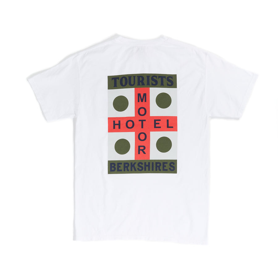 Tourists White Pocket Flag tee
