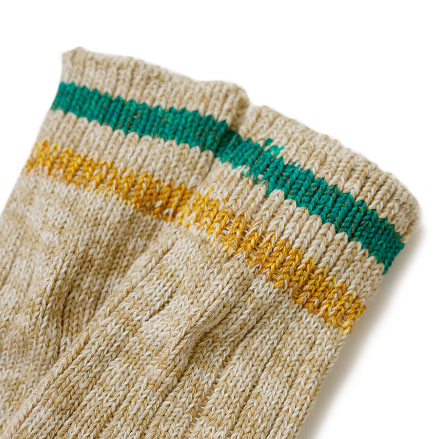 Kapital 60 Yarns IVY smile socks -- Beige