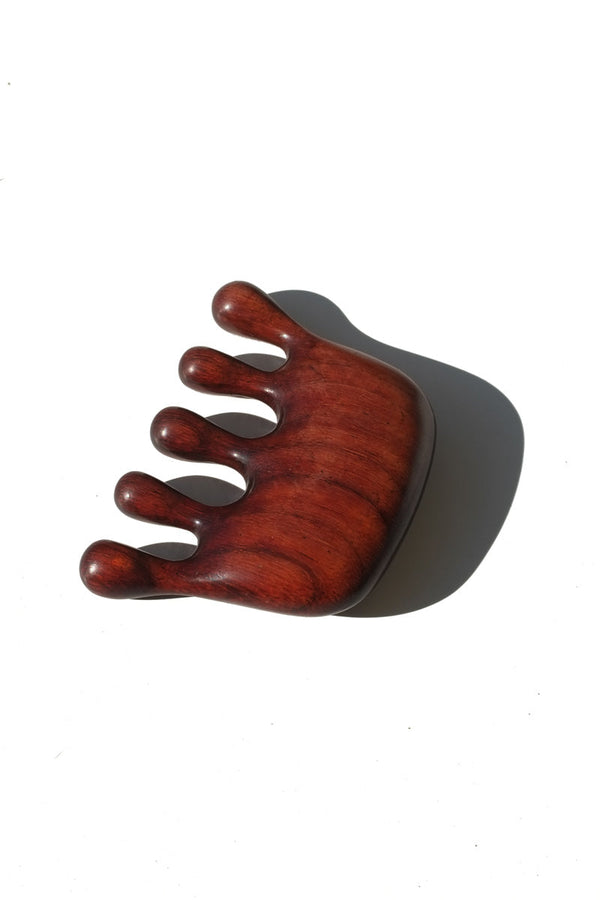 The Wax Apple Redwood Squiggle Scalp massager